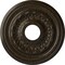 Ekena Millwork Galway Ceiling Medallion (Canopies up to 3 1/4"), 15 3/4"OD x 3 1/4"ID x 1"P, Stone Hearth Crackle CM15GASHC - alternate 1